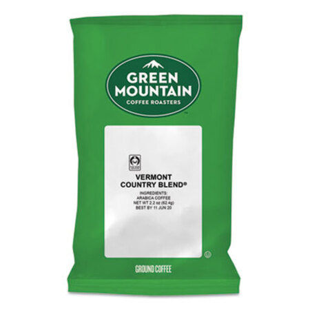 Green Mountain Coffee® Vermont Country Blend Coffee Fraction Packs, 2.2oz, 100/Carton - CT/1 - GMT-4162-CT