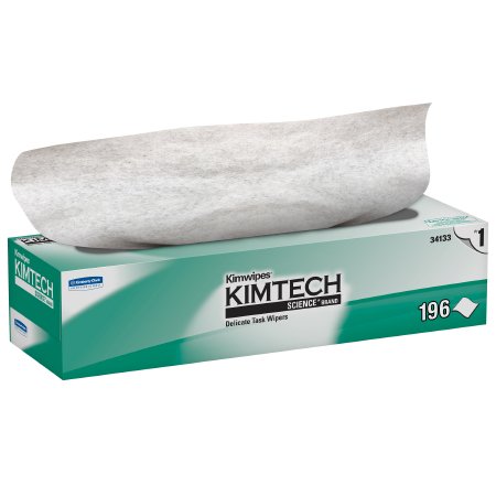 Kimberly Clark Delicate Task Wipe Kimtech Science Kimwipes Light Duty White NonSterile 1 Ply Tissue 11-4/5 X 11-4/5 Inch Disposable - Case of 2940 - 34133-CS