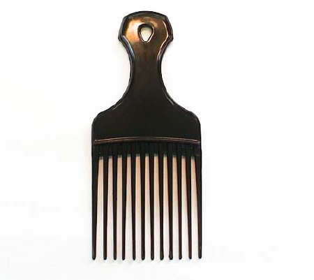 Cardinal Comb & Brush Hair Pick Cardinal Medium Black Polypropylene - Case of 720 - 4275DP BLACK-CS