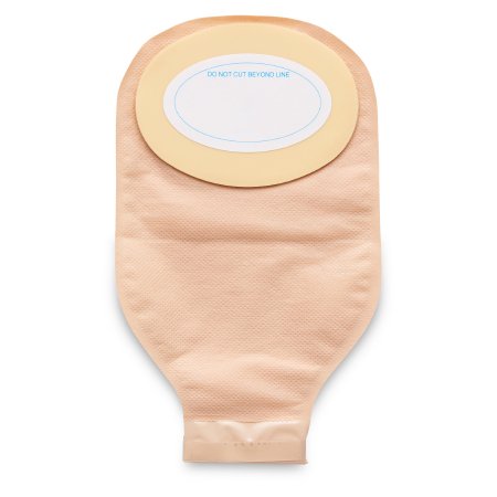 Nu-Hope Laboratories Ostomy Pouch Nu-Flex™ Drainable Oval E, Convex, Trim to Fit - Box of 10 - 7574-C-BX
