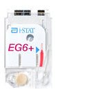 Abbott Point of Care Cartridge, Blood Gas and Electrolytes i-STAT EG6+ For i-STAT Handheld Blood Analyzer - Box of 25 - 03P7725-BX