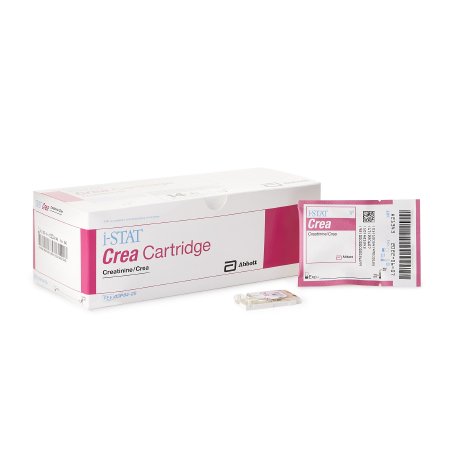 Abbott Point of Care Reagent i-STAT® General Chemistry Creatinine For i-STAT® System Critical Blood Analyzer 25 Tests - Box of 25 - 03P8425-BX