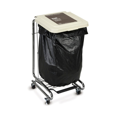 Medegen Medical Products LLC Trash Bag 4 gal. Clear LLDPE 0.35 mil 17 X 17 Inch Gusset Seal Bottom Flat Pack - Case of 1000 - 23-01C-CS