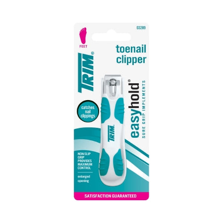 Pacific World Corp Toenail Clippers Easy Hold ™ Thumb Squeeze Lever - Each - 7-61B-EA