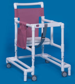 IPU Walker with Wheels Adjustable Height Ultimate PVC Frame 300 lbs. Weight Capacity 29 to 35 Inch Height - Each - ULT-99 WHT-EA
