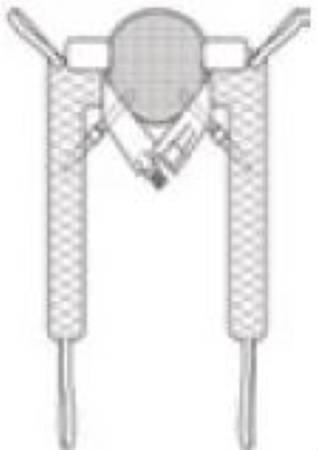Joerns Healthcare Full Back Sling Hoyer® 4 Point With Head Support Medium 500 lbs. Weight Capacity - Each - NA1069-EA