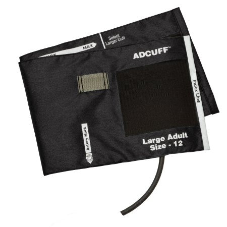 American Diagnostic Corp Reusable Blood Pressure Cuff Adcuff™ 34 to 50 cm Arm Nylon Cuff Large Adult Cuff - Each - 845-12XBK-1F-EA