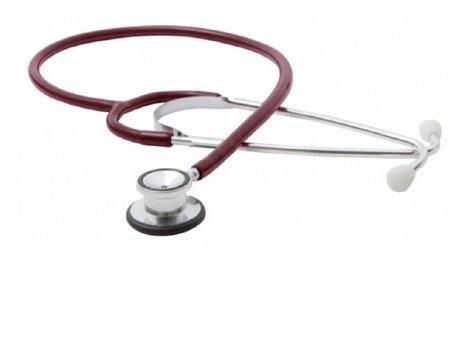 American Diagnostic Corp Pediatric Stethoscope Proscope™ 675 Burgundy 1-Tube 21 Inch Tube Double Sided Chestpiece - Each - 675BD-EA