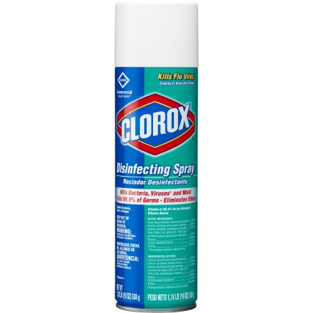 The Clorox Company Clorox Commercial Solutions® Clorox® Surface Disinfectant Alcohol Based Aerosol Spray Liquid 19 oz. Can Fresh Scent NonSterile - Case of 12 - 38504-CS