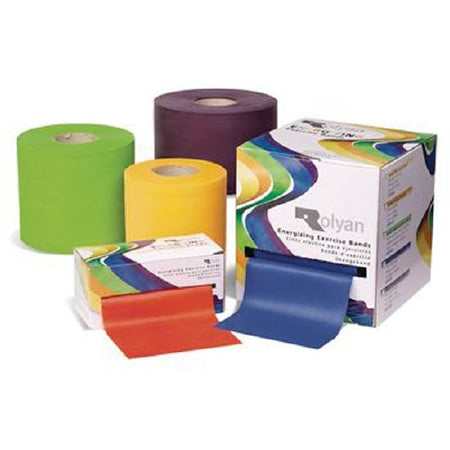 Patterson Medical Supply Exercise Resistance Band Rolyan® Blue 4 Inch X 50 Yard Level 4 Resistance - Each - 561318-EA