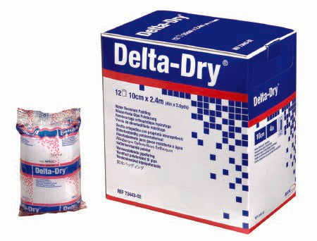 BSN Medical Cast Padding Undercast / Water Resistant Delta-Dry® 3 Inch X 2.6 Yard Synthetic NonSterile - Pack of 12 - 7344301-PK