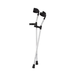 Medline Forearm Crutches Guardian® Adult Aluminum Frame 300 lbs. Weight Capacity - Pair - G05161-PR