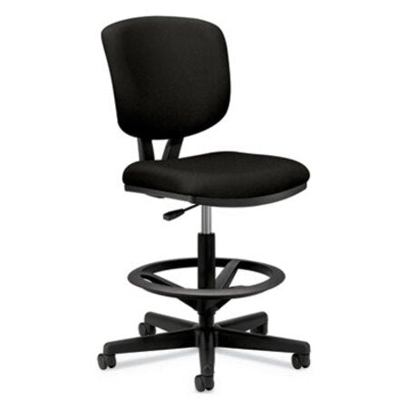 HON® Volt Series Adjustable Task Stool, Supports Up to 275 lb, 22.88" to 32.38" Seat Height, Black - Each - HON-5705GA10T-EA