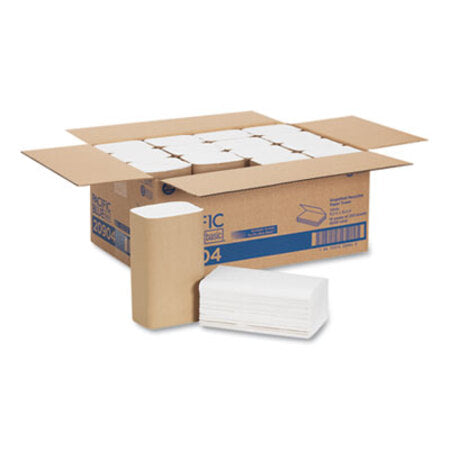 Georgia Pacific® Professional Pacific Blue Basic S-Fold Paper Towels, 1-Ply, 10.25 x 9.25, White, 250/Pack, 16 Packs/Carton - CT/1 - GPC-20904-CT