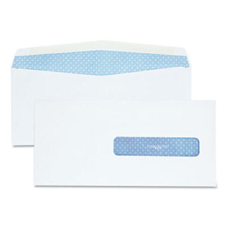 Quality Park™ Security Tinted Insurance Claim Form Envelope, Address Window, Commercial Flap, Gummed Closure, 4.5 x 9.5, White, 500/Box - Box of 1 - QUA-21432-BX