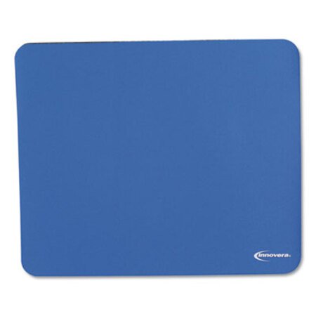 Innovera® Latex-Free Mouse Pad, 9 x 7.5, Blue - Each - IVR-52447-EA