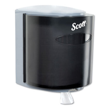 Scott® Roll Center Pull Towel Dispenser, 10.3 x 9.3 x 11.9, Smoke/Gray - Each - KCC-09989-EA
