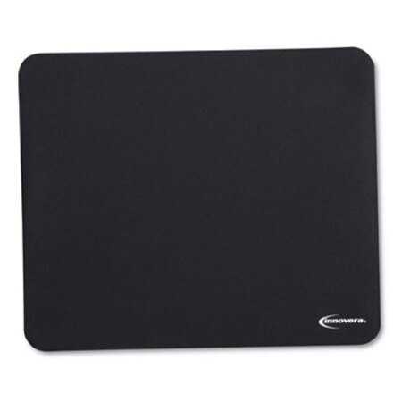 Innovera® Latex-Free Mouse Pad, 9 x 7.5, Black - Each - IVR-52448-EA