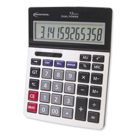 Innovera® 15968 Profit Analyzer Calculator, 12-Digit LCD - Each - IVR-15968-EA