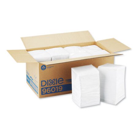 Georgia Pacific® Professional Beverage Napkins, Single-Ply, 9 1/2 x 9 1/2, White, 4000/Carton - CT/1 - GPC-96019-CT