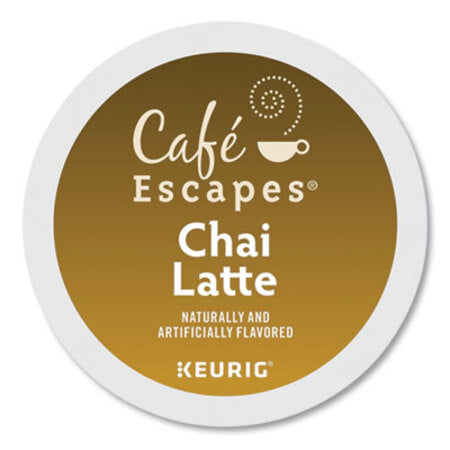 CafÃ© Escapes® Cafe Escapes Chai Latte K-Cups, 24/Box - Box of 1 - GMT-6805-BX