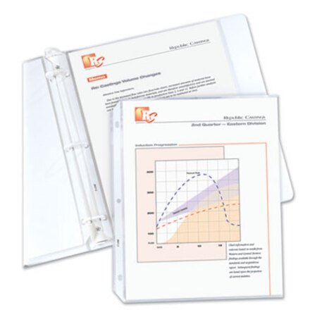 C-Line® Standard Weight Polypropylene Sheet Protectors, Non-Glare, 2", 11 x 8.5, 100/Box - Box of 1 - CLI-62048-BX