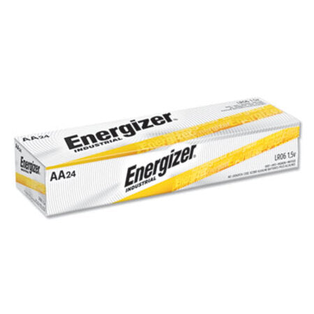 Energizer® Industrial Alkaline AA Batteries, 1.5 V, 24/Box - Box of 1 - EVE-EN91-BX