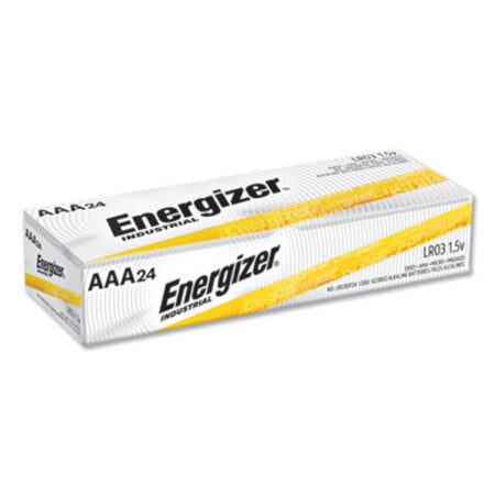 Energizer® Industrial Alkaline AAA Batteries, 1.5 V, 24/Box - Box of 1 - EVE-EN92-BX