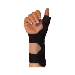 Ossur Thumb Splint Ossur® One Size Fits Most Hook and Loop Strap Closure Black - Each - 30000-EA
