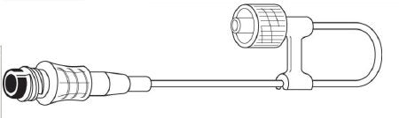 Baxter IV Extension Set Interlink® Needle-Free Port Micro Bore 6 Inch Tubing Without Filter Sterile - Each - 2N3373-EA
