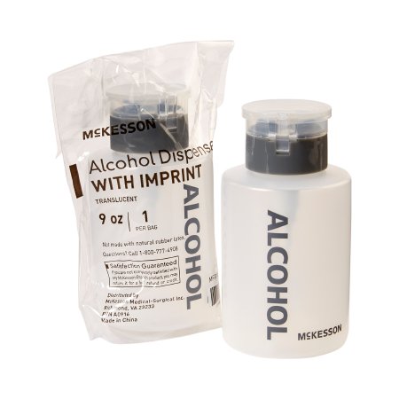 McKesson Alcohol Dispensing Bottle McKesson Polyethylene Opaque 9 oz. - Each - 63-4024-EA