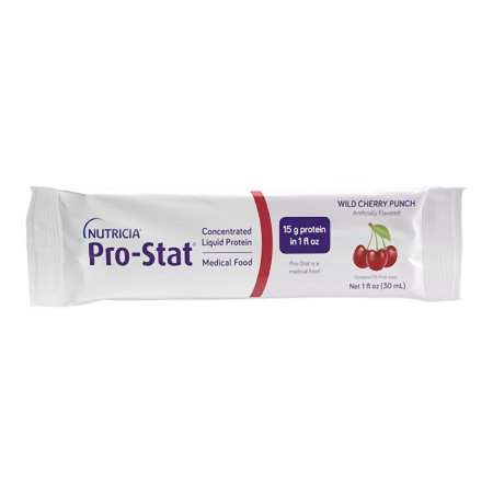 Nutricia North America Oral Supplement Pro-Stat® Wild Cherry Punch Flavor Liquid 1 oz. Individual Packet - Each - 78395-EA