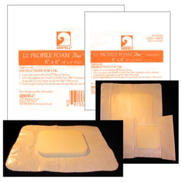 Gentell Foam Dressing Gentell® Bordered 4 X 4 Inch With Border Waterproof Backing Adhesive Square Sterile - Case of 50 - GEN-14400C-CS
