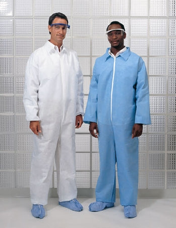 Cardinal Coverall 2X-Large White Disposable NonSterile - Case of 24 - 2202CV-CS
