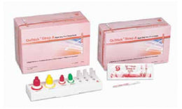 Stanbio Laboratory Respiratory Test Kit QuStick™ Infectious Disease Immunoassay Strep A Test Throat Swab Sample 50 Tests CLIA Waived - Box of 50 - 6000-050-BX