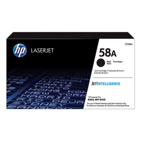 HP HP 58A, (CF258A) Black Original LaserJet Toner Cartridge - Each - HEW-CF258A-EA