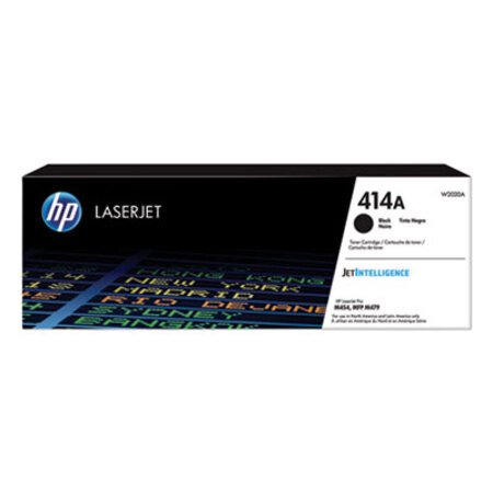 HP HP 414A, (W2020A) Black Original LaserJet Toner Cartridge - Each - HEW-W2020A-EA
