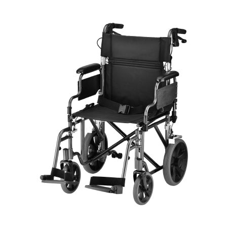Nova Ortho-Med Lightweight Transport Wheelchair Comet Aluminum Frame 300 lbs. Weight Capacity - Each - 352B-EA