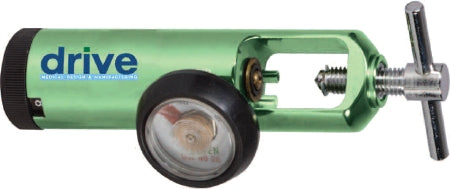 Drive Medical Drive™ Mini Oxygen Regulator Click Style 0 - 8 LPM Barb Outlet CGA-870 - Each - 18301GM-EA