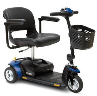 Pride Health Care 3 Wheel Electric Scooter 260 lbs. Weight Capacity Red / Blue / Silver - Each - SC40E-EA
