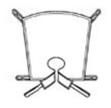 Joerns Healthcare Quick Fit Deluxe Sling Hoyer® 6 Point Large 175 lbs. Weight Capacity - Each - NA1057-EA