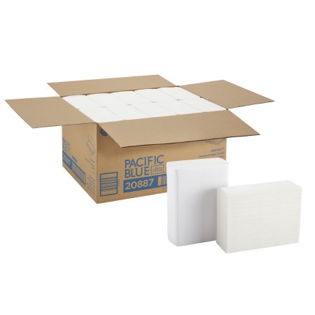 Georgia Pacific Paper Towel Pacific Blue Ultra™ Z-Fold 10-1/5 X 10-4/5 Inch - Case of 10 - 20887-CS