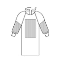 O&M Halyard Inc Fabric-Reinforced Surgical Gown ULTRA Large Blue NonSterile Disposable - Case of 40 - 91512-CS