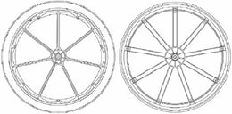 Invacare Wheelchair Tire For Wheelchair - Each - 1037774-EA