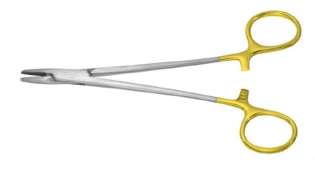 Integra Lifesciences Needle Holder 6 Inch Length Serrated Jaw Finger Ring Handle - Each - PM-2120-EA