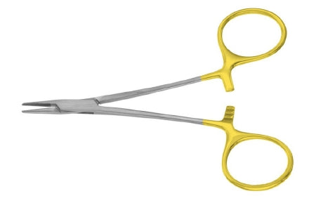 Integra Lifesciences Needle Holder 4-3/4 Inch Length Delicate, Serrated Jaw Finger Ring Handle - Each - PM-2404-EA