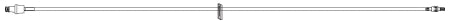 ICU Medical IV Extension Set LifeShield® Needle-Free Port Micro Bore 7 Inch Tubing Without Filter Sterile - Case of 50 - 1273801-CS