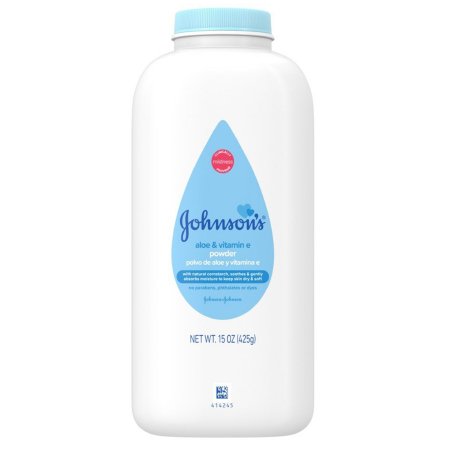 J & J Sales Baby Powder Johnson's® 15 oz. Fresh Scent Bottle with Dispensing Cap Cornstarch / Aloe / Vitamin E - Each - 08137003058-EA