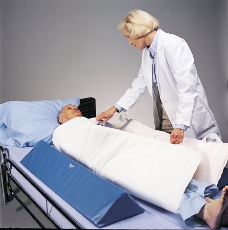 Skil-Care Positioner Wedge 8 W X 34 D X 8 H Inch Foam Hook and Loop Strap Fastening - Each - 555035-EA