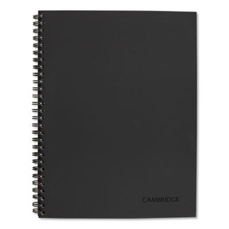 Cambridge® Wirebound Guided Action Planner Notebook, 1-Subject, Project-Management Format, Dark Gray Cover, (80) 9.5 x 7.5 Sheets - Each - MEA-06122-EA